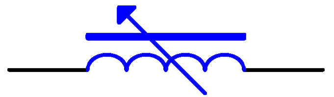 微調(diào)電感電路符號